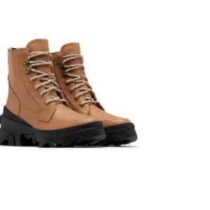 Tan Lace Up Boots